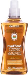 img 3 attached to Method Ginger Mango Laundry Detergent: 53.5 Ounces, 66 Loads - Effective Cleaning Solution