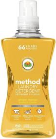 img 4 attached to Method Ginger Mango Laundry Detergent: 53.5 Ounces, 66 Loads - Effective Cleaning Solution