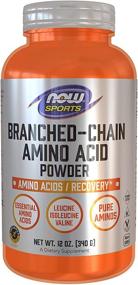 img 4 attached to 🏋️ NOW Sports Nutrition: Unflavored BCAA Powder with Leucine, Isoleucine, and Valine - 12oz, No Color