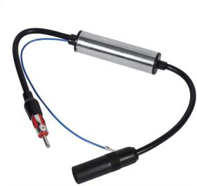 img 1 attached to 📡 FM AM Car Antenna Signal Amplifier - Boosts Radio Reception with Inline Extension Cable