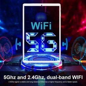 img 3 attached to 📱 Планшет HD IPS с 10-дюймовым дисплеем, 5G сетью, 4 ГБ оперативной памяти, 64 ГБ встроенной памяти, Android 10.0, двойным Wi-Fi 5G, Bluetooth 5.0, GPS, Type-C - красный.