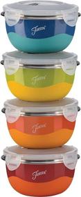 img 1 attached to Fiesta 9378S8FBR 8 Piece Microwave Set 75