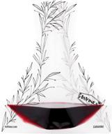 vinea caravino wine decanter for travel - essential food service equipment & supplies логотип