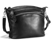 👜 lecxci authentic leather crossbody women's handbags & wallets in shoulder bags logo