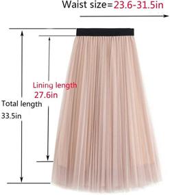 img 3 attached to 👗 Elastic Tulle Skirts for Women - Women's Clothing Apparels