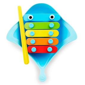 img 4 attached to 🎶 Манчкин Дингрей Ксилофон: Фонтанчики с музыкальной игрушкой для ванны