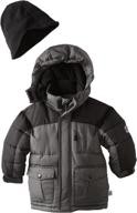 🧥 rothschild large boys' clothing: puffer jacket for boys logo