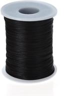 📿 satin rattail cord: 79m nylon cord for diy necklace, bracelet, jewelry, and beading projects logo