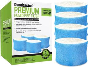 img 4 attached to 🌫️ Durabasics 4 Pack of Premium Humidifier Filters - Compatible with Honeywell HAC-504, HAC-504AW & Filter A - Replacement Filters for Honeywell Humidifiers