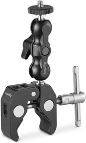 img 4 attached to Enhanced SmallRig Double Ball Clamp Adapter with Bottom Clamp - 2164