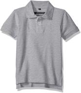 👕 solid short sleeve polo shirt for southpole boys logo