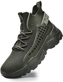 img 1 attached to SANNAX Fashion Sneakers Walking Athletic Men's Shoes for Athletic
