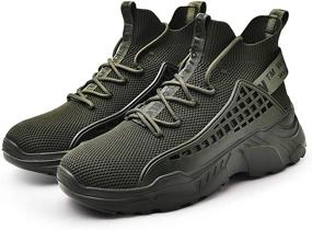 img 3 attached to SANNAX Fashion Sneakers Walking Athletic Men's Shoes for Athletic