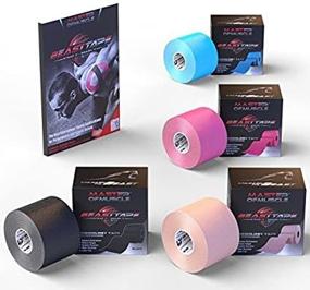 img 1 attached to 🏊 Waterproof Kinesiology Tape: Therapeutic Sports Tape for Knee, Shoulder, Elbow, Ankle - Stay Active, Stay Protected