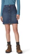 👗 dickies perfect shape denim skirt for women logo