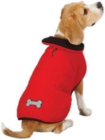 img 4 attached to 🐶 Red Reflective Thermal Pet Jacket by Zack & Zoey