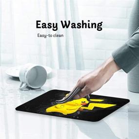 img 3 attached to Gaming Waterproof Non Slip Mousepad Pikachu