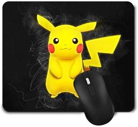 img 4 attached to Gaming Waterproof Non Slip Mousepad Pikachu