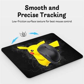 img 2 attached to Gaming Waterproof Non Slip Mousepad Pikachu