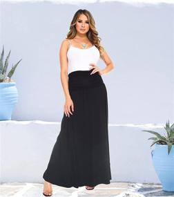 img 1 attached to Isaac Liev Womens Maxi Skirt Women's Clothing for Skirts