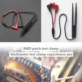 img 1 attached to Comidox 2PCS SMD LCR Chip Test Clip: Efficient Capacitance, Inductor, and Resistance Testing Meter Probe