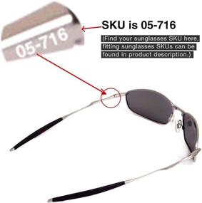 img 1 attached to 🕶️ Enhance Your Style with Walleva Replacement Lenses for Whisker Sunglasses - Must-Have Men's Accessories