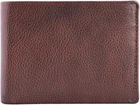 img 4 attached to DiLoro Leather Travel Wallet for Men - Windows, Men's Accessories in Wallets, Card Cases & Money Organizers