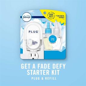 img 2 attached to Фрешнер воздуха Febreze Plug-In, запас бора-бора - сильный устранитель запаха на 150 дней, 0,87 жидких унций, упаковка из 3 шт.