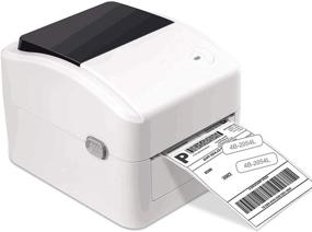 img 4 attached to 🖨️ 4x6 inch Thermal Direct Label Printer – Supports Amazon, eBay, PayPal, Etsy, Shopify, Shipstation, Stamps.com, UPS, USPS, FedEx, DHL – Compatible with Windows & Mac – Roll & Fanfold Printing (Micmi)