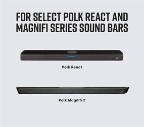 img 1 attached to 🔊 Enhance Your Audio Experience with Polk SR2 Wireless Surround Sound Speakers - Compatible with Polk React and Polk Magnifi Sound Bars, Easy Installation, Versatile Placement Options