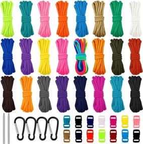 img 4 attached to Multicolored Paracord Multipurpose Colorful Stitching