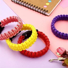 img 2 attached to Multicolored Paracord Multipurpose Colorful Stitching