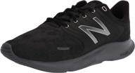 new balance running black white men's shoes логотип