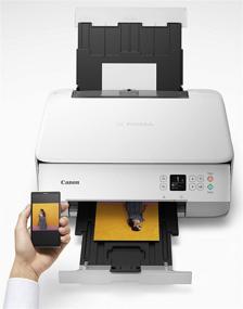 img 1 attached to 🖨️ Canon PIXMA TS5320: White All-In-One Wireless Printer, Scanner, Copier with AirPrint – Works with Alexa