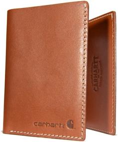 img 3 attached to 👝 Carhartt Leather Trifold Wallet - Contrasting Men's Accessories in Wallets, Card Cases & Money Organizers - Enhanced for SEO