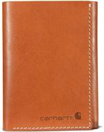 👝 carhartt leather trifold wallet - contrasting men's accessories in wallets, card cases & money organizers - enhanced for seo logo