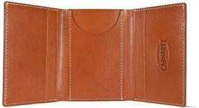 img 2 attached to 👝 Carhartt Leather Trifold Wallet - Contrasting Men's Accessories in Wallets, Card Cases & Money Organizers - Enhanced for SEO