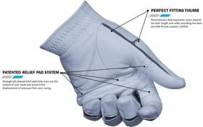 img 1 attached to 🏌️ Bionic PerformanceGrip Pro Premium Golf Glove for Men – Crafted with Durable, Authentic Cabretta Leather