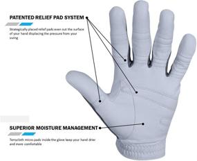 img 2 attached to 🏌️ Bionic PerformanceGrip Pro Premium Golf Glove for Men – Crafted with Durable, Authentic Cabretta Leather