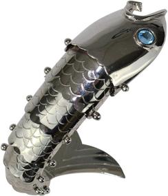 img 2 attached to Evvy Functional Art: Hand Crafted Articulating Fish 🐠 Beer Bottle Opener - Ultimate Gift with Unique Artistry!