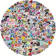 302 cute aesthetic viny waterproof stickers pack - ideal for water bottles, laptop, phone, and skateboard - perfect stickers for teens, girls, and kids logo