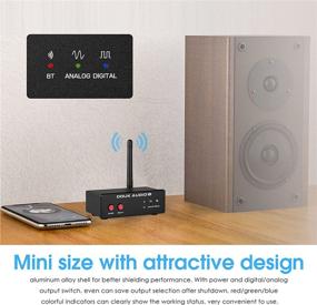 img 1 attached to 🔊 Enhanced Douk Audio B5: Mini CSR8675 Bluetooth Receiver for Home Stereo with Coaxial Optical Audio Adapter - An Upgrade Worth Considering