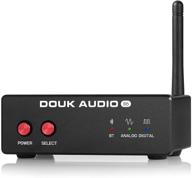 🔊 enhanced douk audio b5: mini csr8675 bluetooth receiver for home stereo with coaxial optical audio adapter - an upgrade worth considering logo