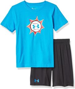 img 4 attached to Шорты для мальчиков Under Armour Серые