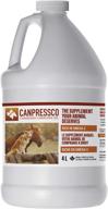 canpressco camelina oil 4l jug with dispensing pump - omega 3 oil supplement for joint, coat, and skin health in equines, canines, and felines logo