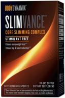 💪 boost your weight loss efforts with bodydynamix slimvance core slimming complex: stimulant-free support for a slimmer core – 30 day supply, 60 capsules logo