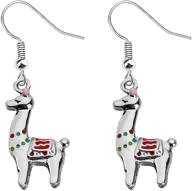 🦙 cenwa llama lover jewelry: adorable tiny llama earrings and kawaii alpaca gift logo