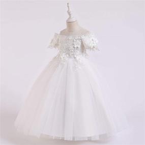 img 2 attached to Stunning Birthday Sequined Dresses: HXCMall Applique Embroidered Girls' Clothing