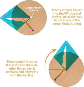 img 1 attached to Transparent Octagon Material Woodworkers Carpenters