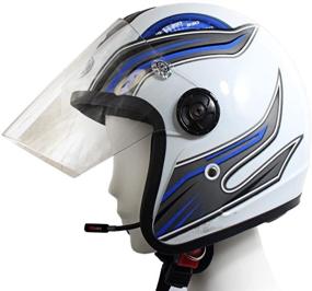 img 1 attached to 🏍️ Wireless VR-robot Motorcycle Helmet Headset: Bluetooth Intercom and Communication System for Motorbikes